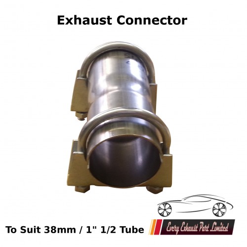 1 1 2 Exhaust Pipe Connector 38 10mm 