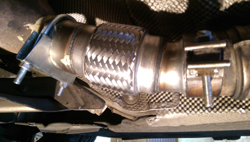 BMW 116D Exhaust Flexi Flex Easy Repair DPF, Cat Pipe, Catalyst ...